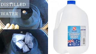 HOW TO MAKE DISTILLED WATER AT HOME 💦 DIY HOMEMADE DISTILLED WATEReasy way to make distilled water [upl. by Ayerhs]