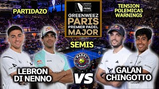 Premier Padel Greenweez Paris Major SEMIFINALES  LebronDi Nenno vs GalanChingotto  Highlights [upl. by Chevalier]