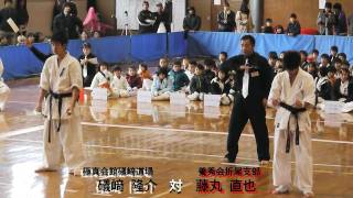 平成２３年大分県実戦空手道大会IN大分 一般の部 中学生の部 決勝戦 [upl. by Season]