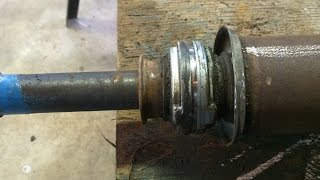 2001 Dodge Ram 2500 Center Drive Shaft Bearing Replace Carrier Bearing [upl. by Aserret]