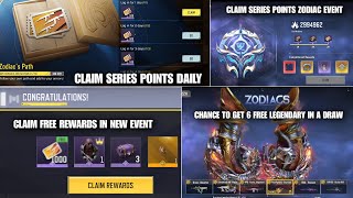 How To Claim Huge Free Series Points  Chance To Unlock 6 Free Legendaries Zodiac Armory Event Codm [upl. by Ijuy]