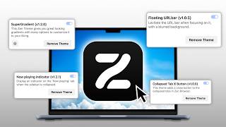Best Zen Browser Mods [upl. by Esorbma347]