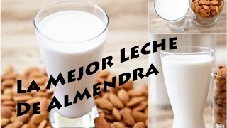 Como hacer leche y de harina de almendras al mismo tiempo [upl. by Somar]