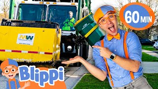 Blippi Explores Garbage Trucks Excavators and More  Vehicles For Kids  Educational Videos [upl. by Mehetabel]