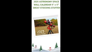 Astronomy Space 2025 Wall Calendar astrophotography astronomy holidaygifts 2025 space [upl. by Trefor]