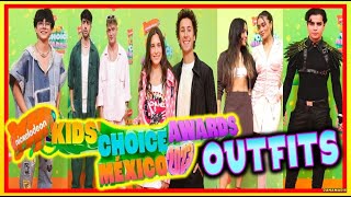 KIDS CHOICE AWARDS MÉXICO 2023  OUTFITS DE LOS ARTISTAS  NICKELODEON [upl. by Issak]