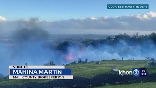 “Do not go to Lahaina town” amid intensifying brush fires [upl. by Aennil]