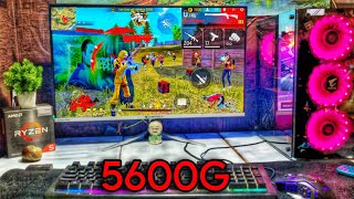 Ryzen 5 5600G BRRANKED High Graphics 🌲 Free Fire Gaming test🔥16GB Ram 👾 2024 [upl. by Giffie3]