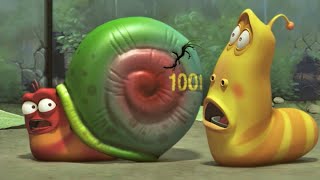 LARVA  LARVAS SECRET OF A SNAIL  Videos For Kids  LARVA Full Episodes [upl. by Neelehtak]