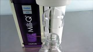 Millipore Milli Q Gradient A10 Water Purification System [upl. by Annahsat]