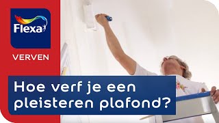 Plafond verven in 8 stappen  Flexa verf [upl. by Suryc539]