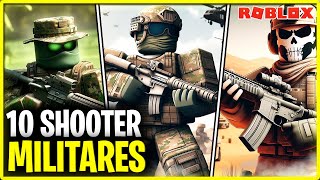 💥LOS 10 MEJORES JUEGOS DE DISPAROS MILITARES EN ROBLOX QUE TE RECOMIENDO PROBAR AHORA MISMO 2024 [upl. by Duncan]