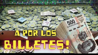 MIRA CUANTO ESTOY GANANDO EN MAQUINITA DE DINERO EMPUJA MONEDAS [upl. by Saire319]