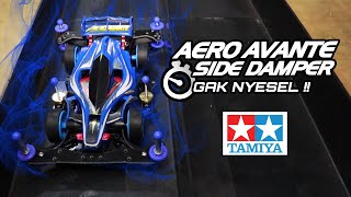 TAMIYA AERO AVANTE STATER PACK MINI 4WD  AR CHASSIS  SIDE DAMPER CLASS ミニ四駆 [upl. by Alyl]