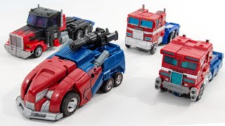 Transformers WFC Legacy Siege Earthrise Optimus Prime Vehicles Car Robot Toys [upl. by Reeva]