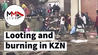 ‘SA is burning’ Looting and violence causes chaos in KZN [upl. by Ahoufe]