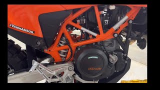 2023 KTM 690 Enduro R Oil Change  Not a normal bike [upl. by Charmian]