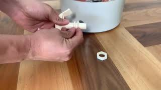 Bluewave  How To Install Spigot for Water Dispenser Crock  Internal Adjustment  Instruction Video [upl. by Enileqcaj]