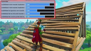 NUEVA SENSIBILIDAD de CONSTRUCCIÓN para CONSTRUIR más RÁPIDO en FORTNITE Consola Ps4Xbox One [upl. by Philo]