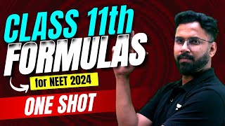 All Class 11th Formulas in One Shot  NEET 2024  Anupam Upadhyay [upl. by Zapot]