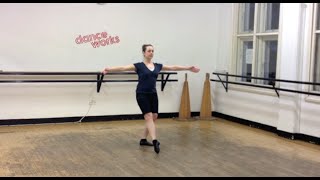 Piqué Exercise Ballet Class Tutorial beginner  intermediate level [upl. by Kusin]