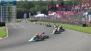 Iame BENELUX Round 5 X30 Mini Rookie Heat 1 [upl. by Trautman]