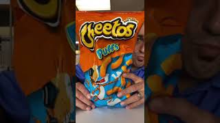 CHEETOS CHEESE 🧀 PUFFS REVIEW REAL CHEESE 🧀 AMAZING 🤩 CRUNCHY [upl. by Vierno]