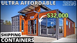 The Best ULTRA AFFORDABLE Shipping Container Homes 2024 [upl. by Norra]