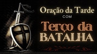 Oração da Tarde  Terço Da Batalha  Eu Hei De Vencer  28102024  LIVE AO VIVO  Frei Gilson [upl. by Lennad815]