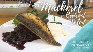 Cooking Pan Fried Mackerel amp Beetroot Relish with Rupert Cooper [upl. by Trever]