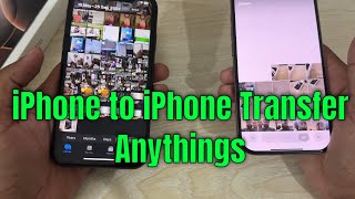 How to transfer photos or videos iphone to iphone Updated [upl. by Carolina8]