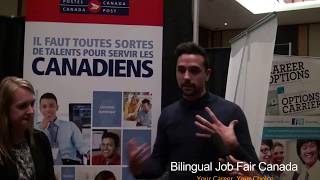 Bilingual Job Fair Canada [upl. by Esinek]