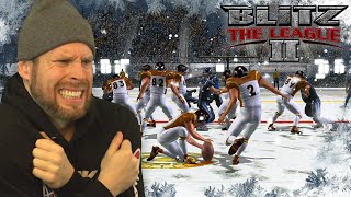 IT SNOWED WINTER FOOTBALL Blitz the League 2  3 [upl. by Marlen271]