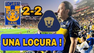 INCREIBLE JUEGO🔥 COLOR TIGRES VS PUMAS  REACCIONES [upl. by Gaskill562]