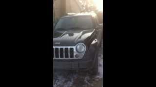 Jeep liberty CRD Turbo diesel cold start 10 [upl. by Garfield]