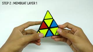 Cara Menyelesaikan Rubik Pyraminx  Pyramid Untuk Pemula [upl. by Gildus]