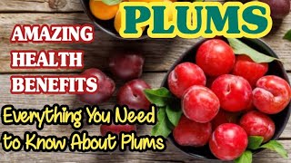 Plum Health Benefits  How to Eat Plum [upl. by Nidorf]