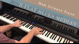 B Flat Blues Medley  Piano New Orleans Style [upl. by Daria]