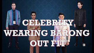 CELEBRITY WEARING BARONG TAGALOG [upl. by Hteboj]