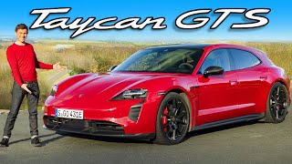 Porsche Taycan GTS 2022 review [upl. by Annayram914]