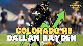 Live Interview Colorado RB Dallan Hayden Talks First TD As A Buff And Shows Off Football IQ [upl. by Mitran]