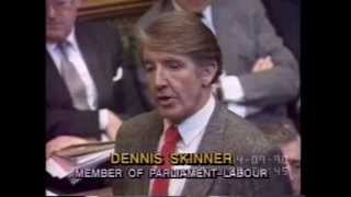 Margaret Thatcher Vs Denis Skinner [upl. by Nairadas535]