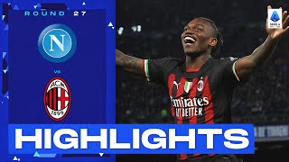 NapoliMilan 04  Leao and the Rossoneri stun league leaders Goals amp Highlights  Serie A 202223 [upl. by Lilyan]