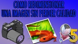 Como Redimensionar Una Imagen Sin Perder Calidad [upl. by Ydospahr]