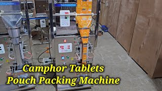 Camphor Tablets Packing Machine  Camphor Packing Machine  Kapoor Packing Machine  FZL135 [upl. by Cirederf]