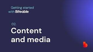 Getting started in Biteable  Content and Media [upl. by Kenric]