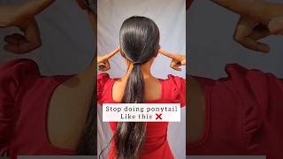 try this bubble ponytail hairstyle hackhair hairstyle hairtutorial ponytail shorts hacks [upl. by Odelia202]