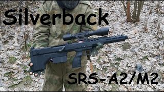 Karabin snajperski Silverback SRSA2M2 Replika ASG Airsoft Desert Tech [upl. by Cattier]