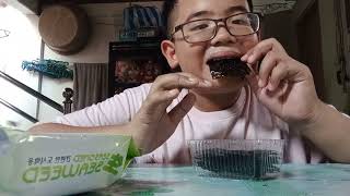 mukbang part 1 seaweed snacks and chips mukbang [upl. by Kondon]