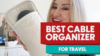 This is the BEST Small Cable and Cord Organizer for Travel [upl. by Nonnahs]